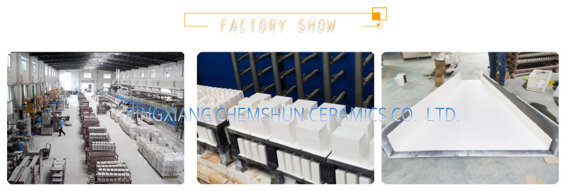 Manufacturer Supplier Alumina Ceramic Lining Tiles for Bunkers, Chutes