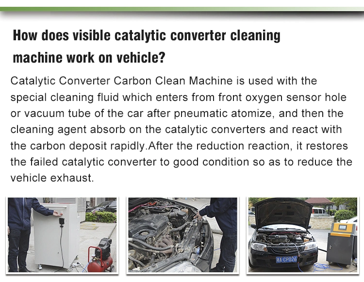 New Clog Catalytic Converter Carbon Cleaning Machine Catalytic Converter Cleaner