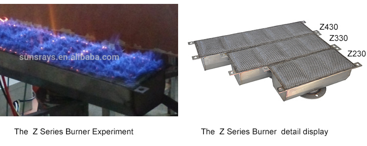 Fireplace Burner Gas Parts, Small-Scale Metal Fiber Burner