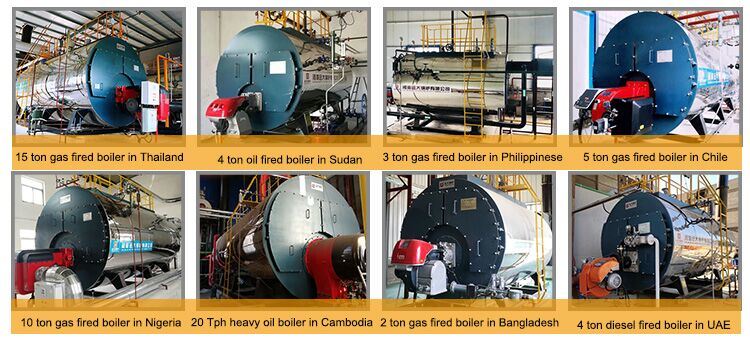 Gas Burner Steam Boiler 2 Ton for Iron Industry