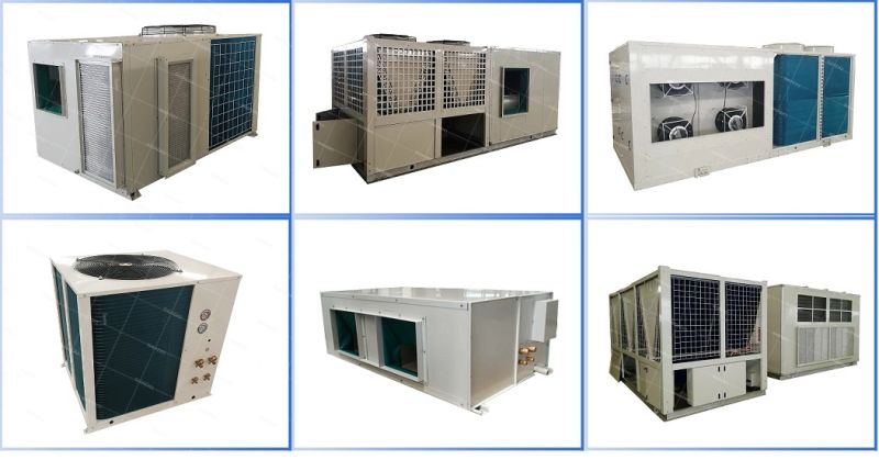Industrial Rooftop Packaged Air Conditioner with Heat Recovery/Free Cooling/Gas Burner