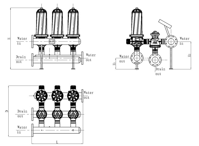 Disc Water Treatment Filter for Seawater