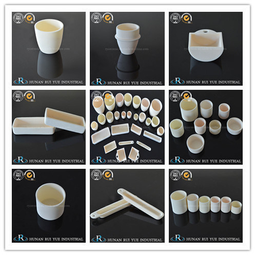Alumina/ Zirconia/ Beo/ Aln/ Bn/ Sic / Graphite Ceramic Crucible