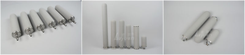 Sintered Titanium Filter/Titanium Rod Filter Cartridge Metal Water Filter for Water Treatment
