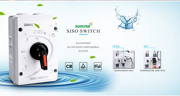 Suntree 1000V PV DC Isolator Switch / PV Isolator / DC Switch/Disconnect Switch Siso-40