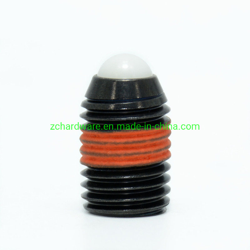 Hex Steel Black Oxide Ball Spring Plunger Ball Plunger with Thread Locking