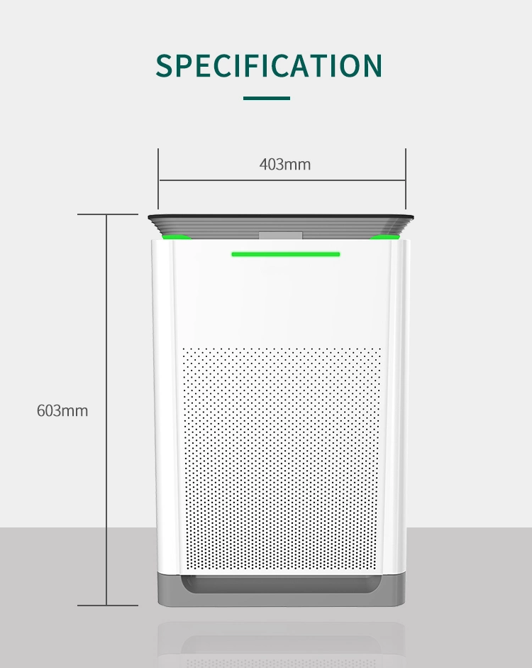 Backnature Wholesale Atmosphere HEPA UVC White Air Purifier with Water Aromatic