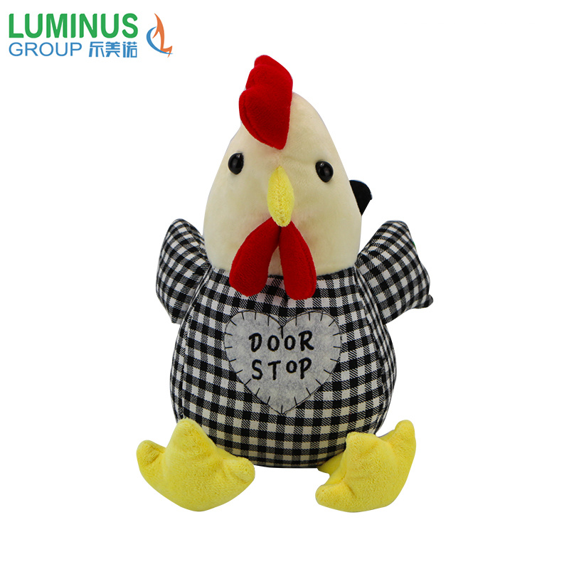 Colorful Patterns Toy Animal Textile Door Draft Stop