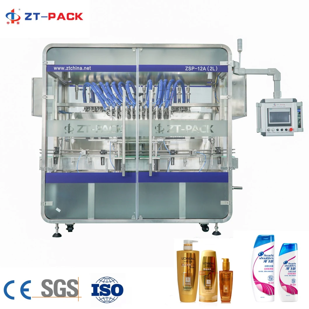 1000ml Servo Motor Hand Mouth Wash Sanitizer Fabric Softener Conditioner Liquid Filling Machine