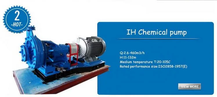 IH Anti-Corrosive Textile Processing Centrifugal Chemical Circulating Pump