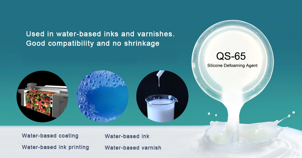 Polyether Modified Polysiloxane Water Based Additives Oil Defoamer QS-65