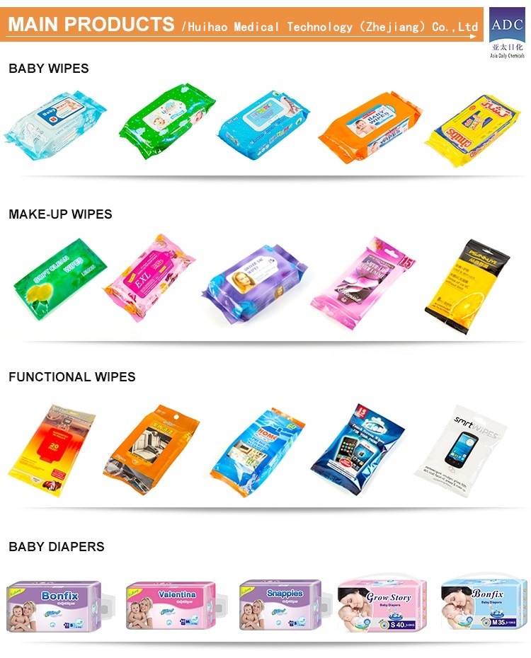 Alcohol and Fragrance Free OEM Baby Wet Tissues