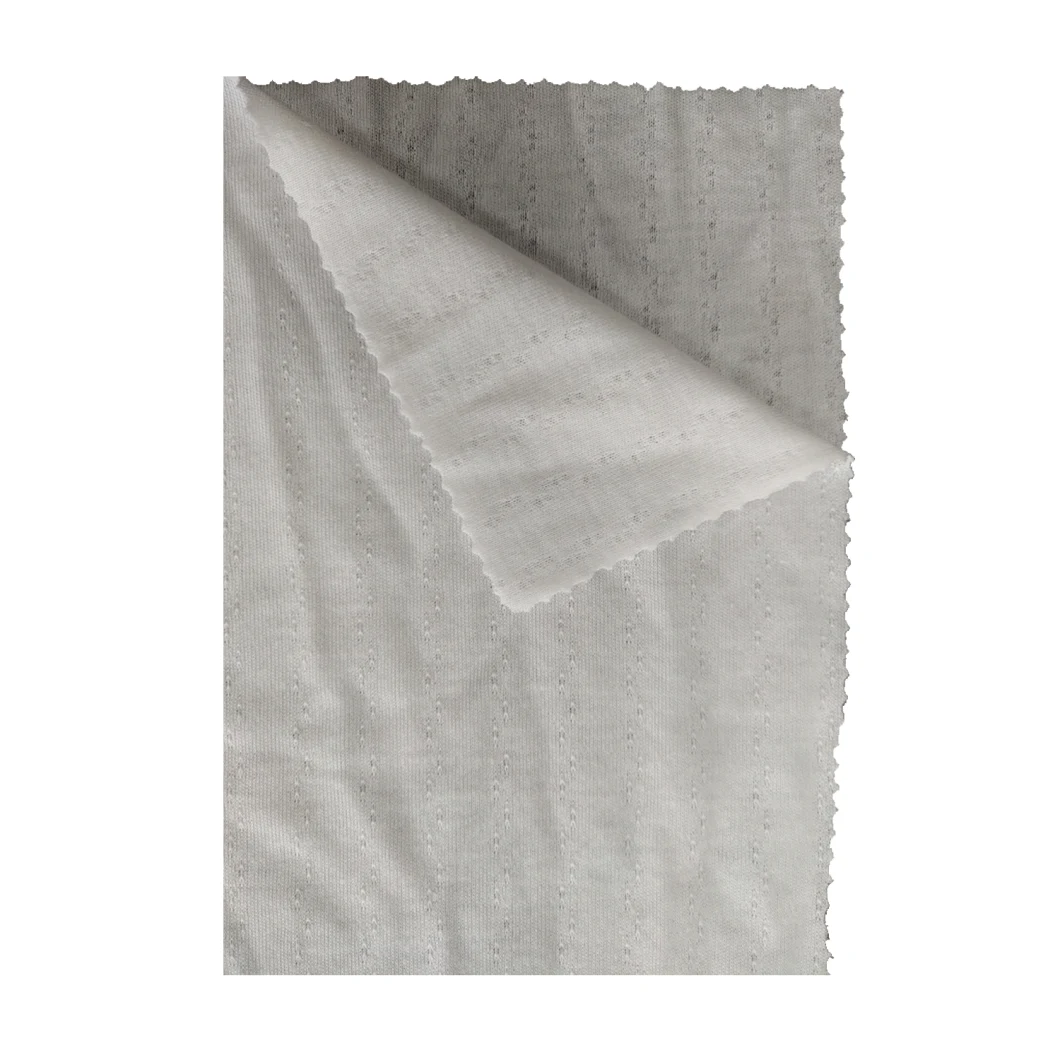 Manufacture Quick Drying Jacquard Interlock Top Quality Kintted Fabric for Clothing