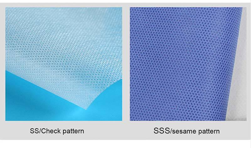 SMS Hydrophobic Water-Proof Nonwoven Fabric Manufacturer for Diaper Raw Materials