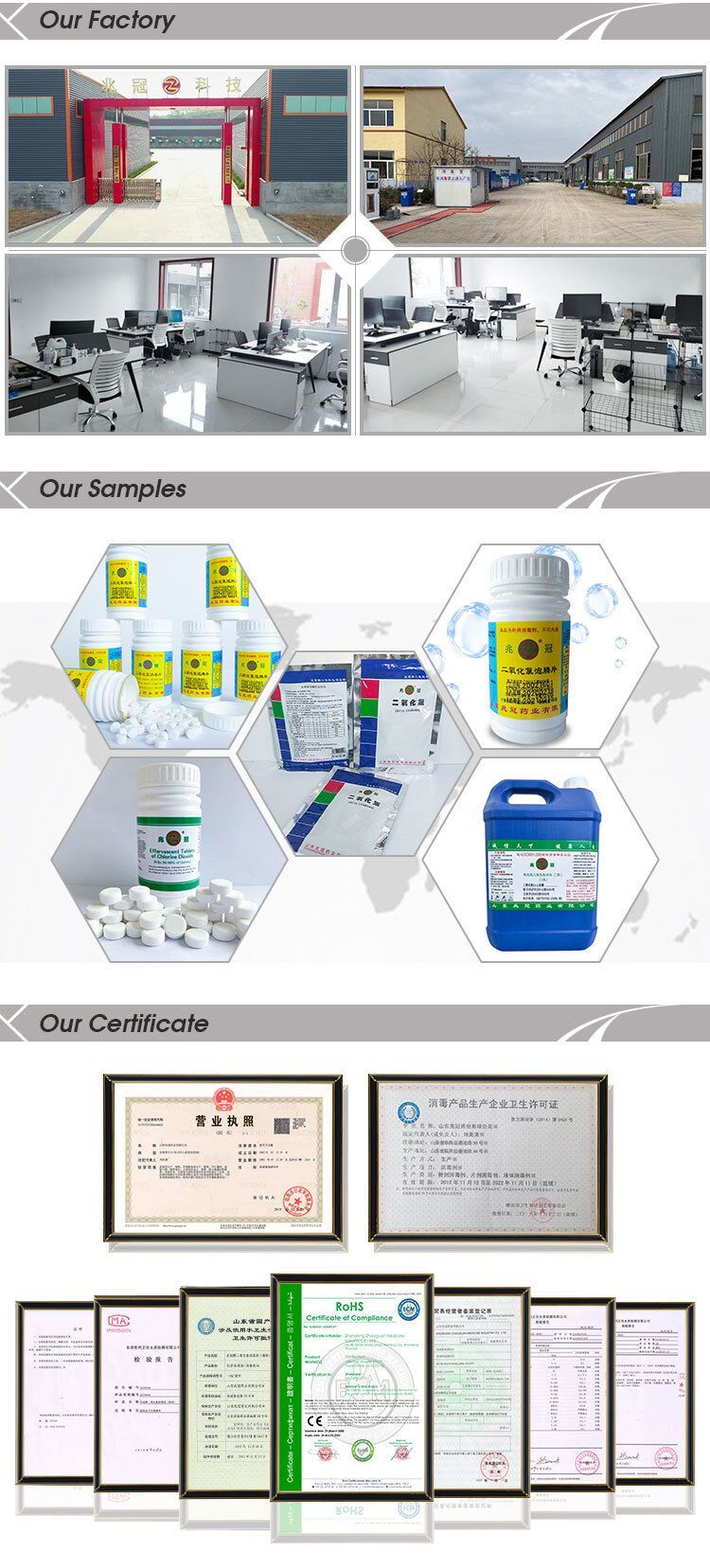 Cleaning Agent Water Treatment Disinfectant Chlorine Dioxide Solution