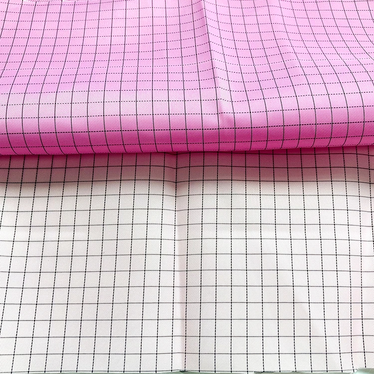 China Manufacture Muti-Color ESD Antistatic Polyester Fabric