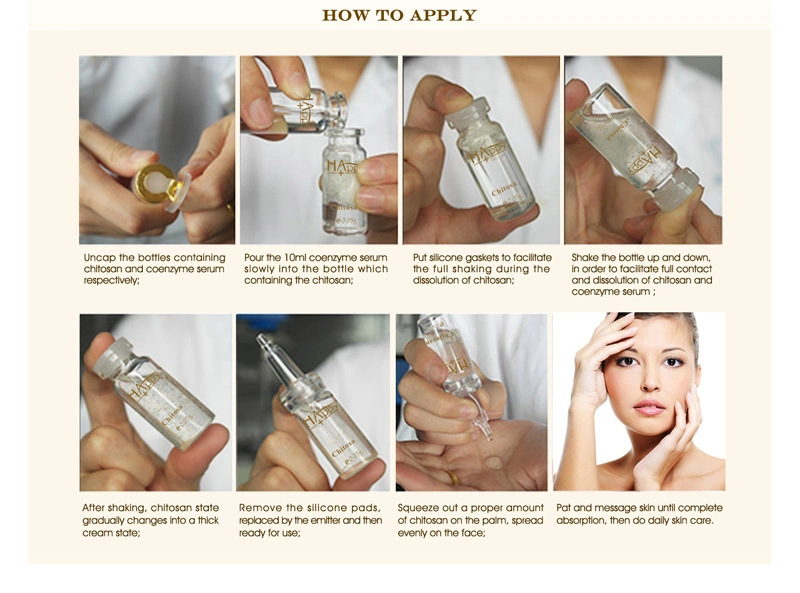 OEM Available Magic Chitosan Polypeptide Anti-Wrinkle Silk & Coenzyme Anti Againg Serum Anti-Wrinkle Serum