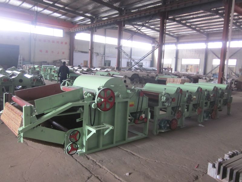 Textile Waste Recycling Machine for Yarn or Nonwoven Product