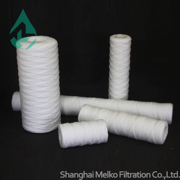 High Quality String Wound Filtering Cartridges/PP Yarn String Wound Filter