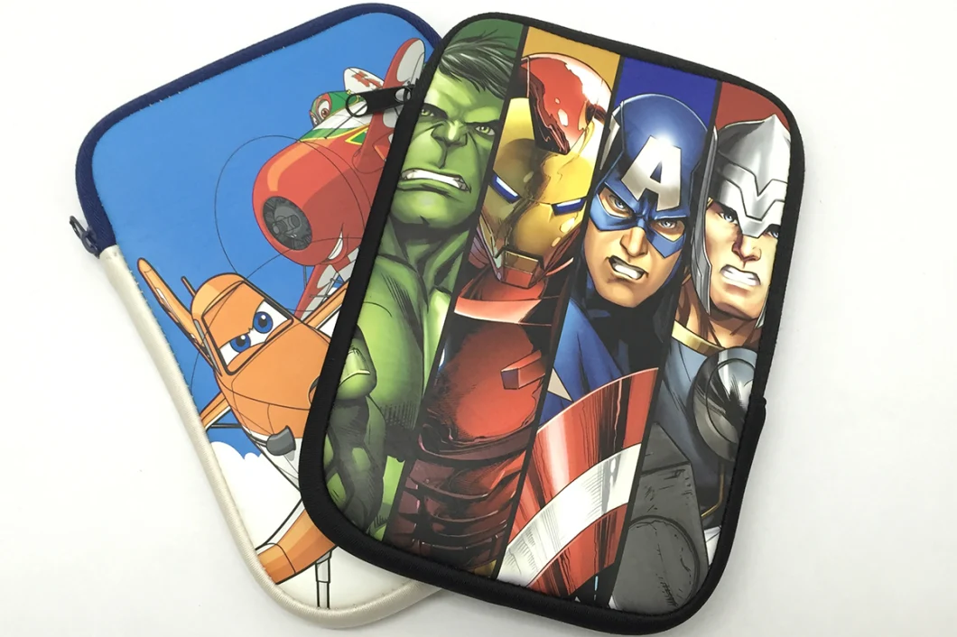 Wholesale Customized Heat Transfer Printing Neoprene Laptop Sleeve Soft Tablet Pouch Case Holder Cover