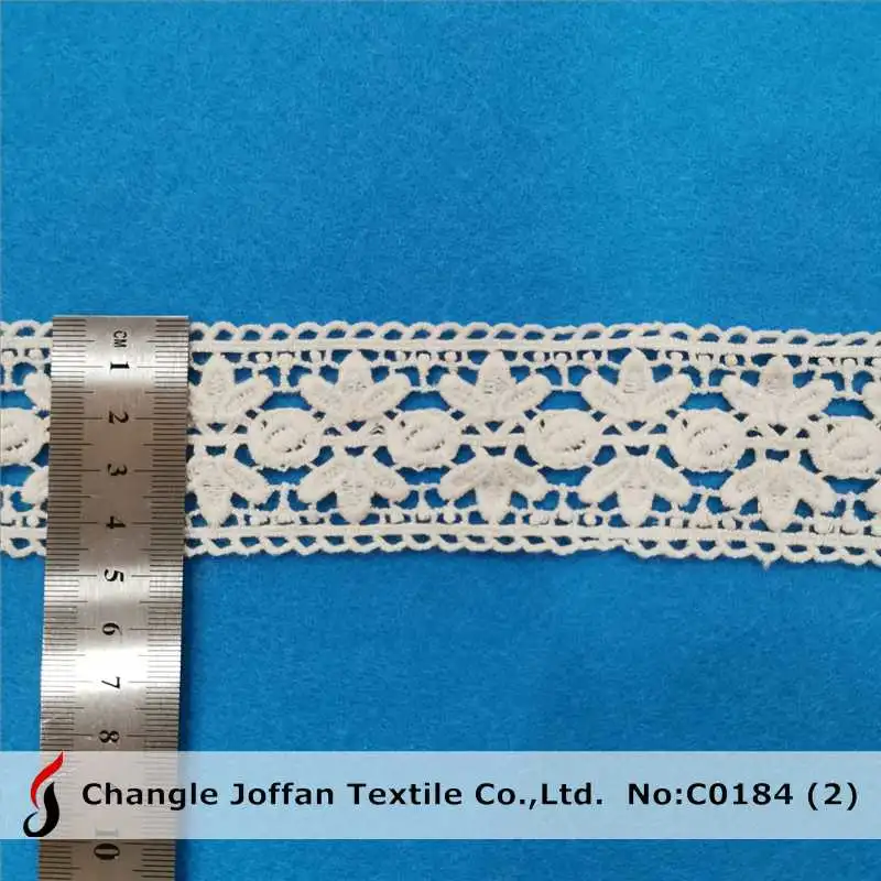Lace Material Trimming Lace Crochet Chemical Cotton Lace (C0183)