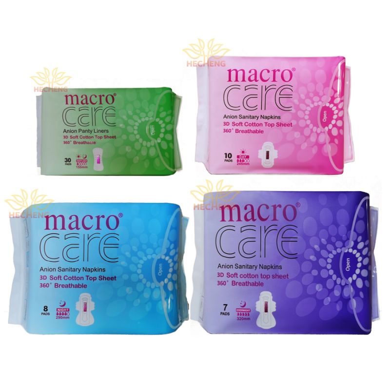 Macrocare Super Soft Cotton Women Sanitary Pad, Super Soft Lady Pad Anion Sanitary Pads