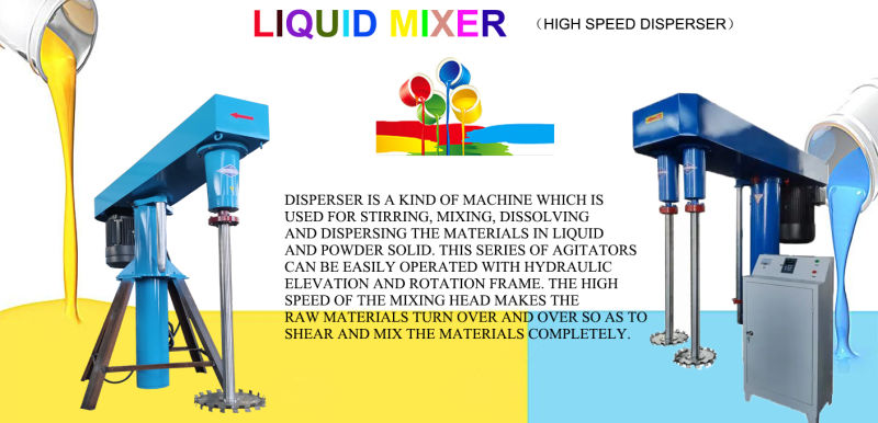 Emulsion Paint Dispersing Mixer with Tank