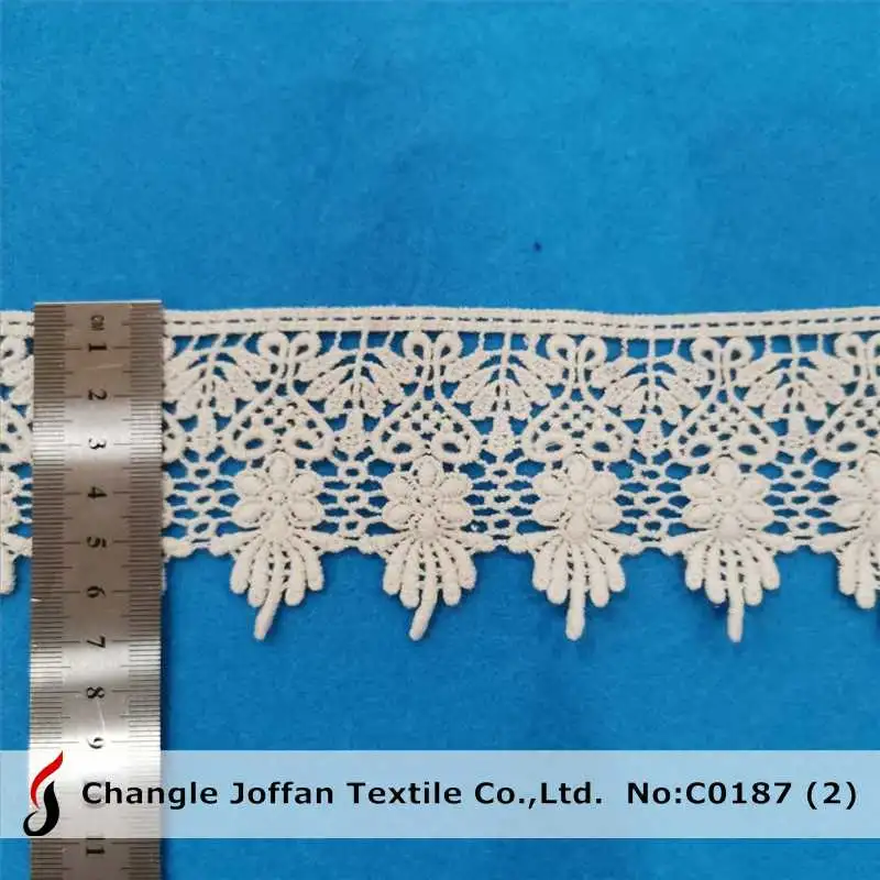 Lace Material Trimming Lace Crochet Chemical Cotton Lace (C0183)