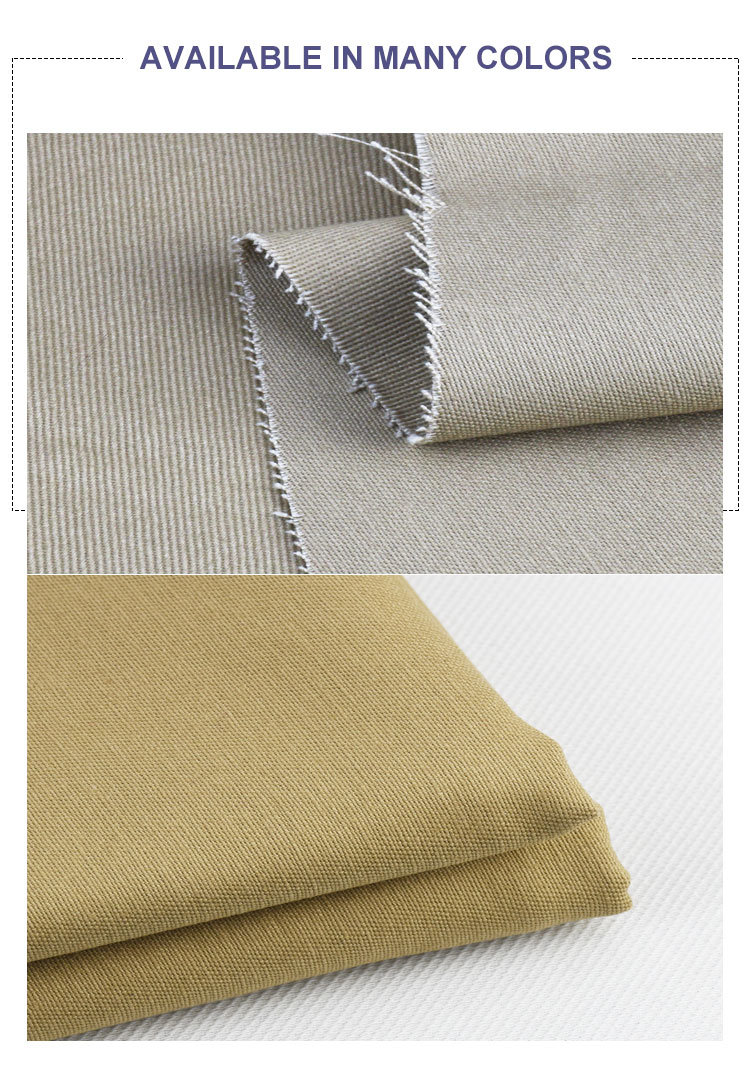 Fashion 100 Cotton Twill Fleece Fabric Anti-Wrinkle Fabric for Suit