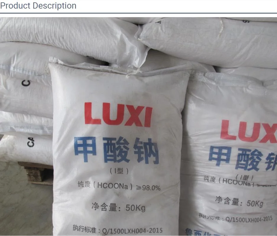 98% Water Treatment Catalyst, Printing and Dyeing Auxiliary, Sodium Formate