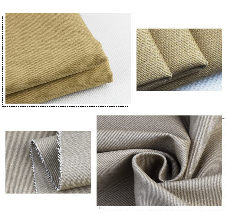 Fashion 100 Cotton Twill Fleece Fabric Anti-Wrinkle Fabric for Suit