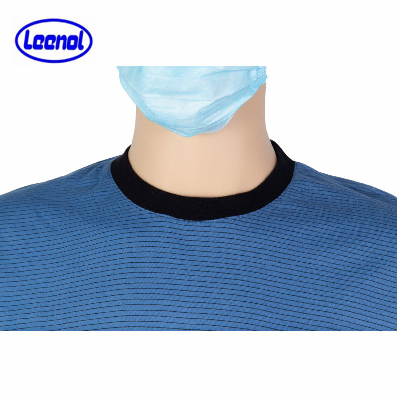 Conductive Fabric Polyester Antistatic Fabric Antistatic safety Polo T-Shirt