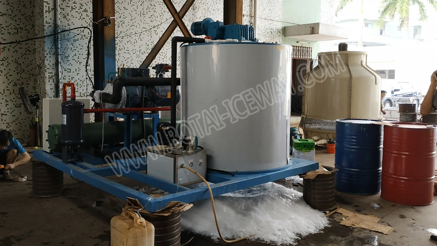 10t Flake Ice Machine/ Flake Ice Maker for Vietnam/Myanmar/Indonesia/Malaysia/Philippines