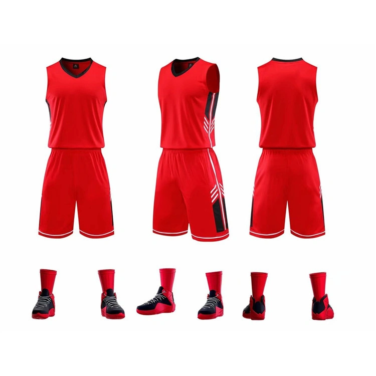 China Moisture-Wicking Mesh Polyester Basketball Jersey with Team Logo