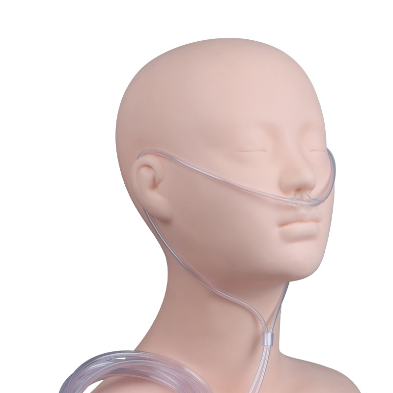 Hot Sale Disposable Soft Nasal Oxygen Cannula with Prongs