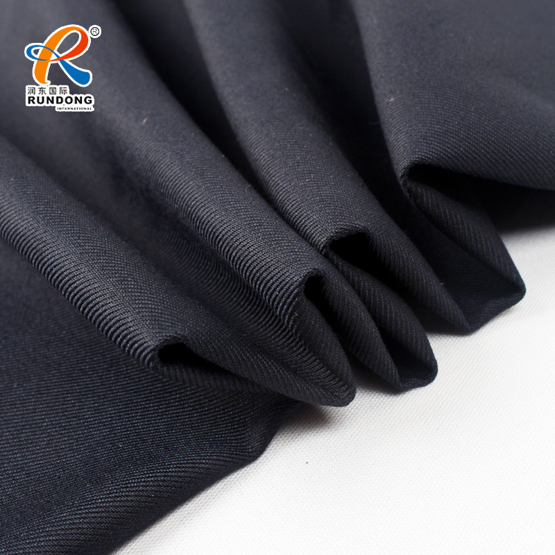 Polyester 3% Carbon 75D Anti-Static Anti-Fluid Fabric for Protective Clothing
