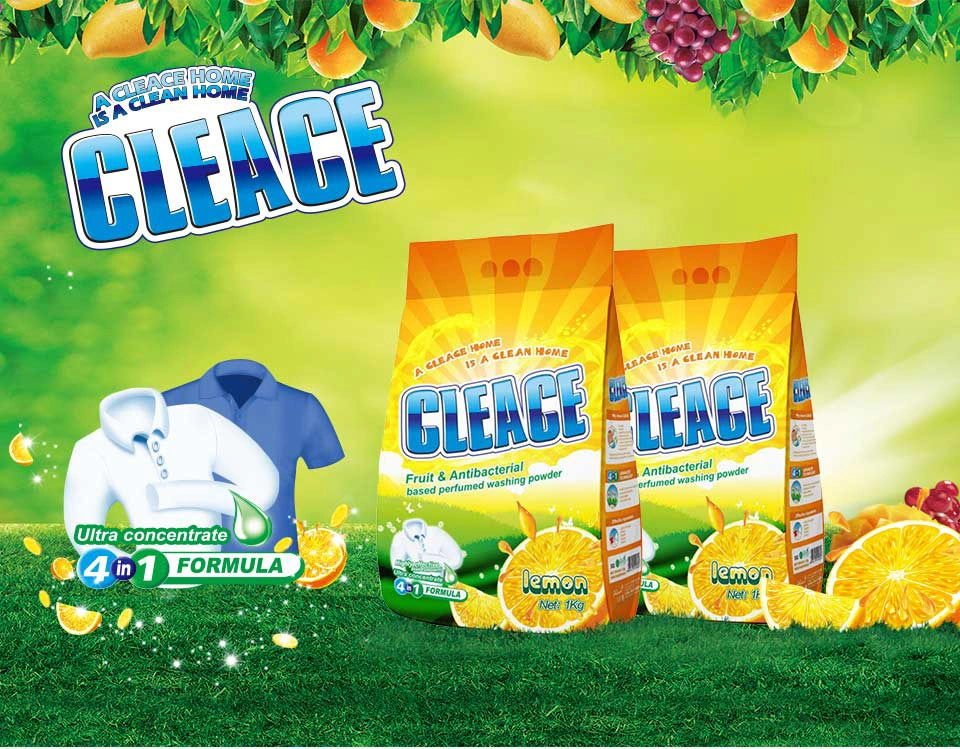 Super Clean Fragrance Type Washing Powder Fragrance Lasting Decontamination to Stains Without Hurting Hands