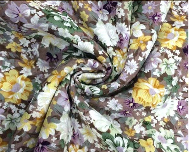 Chemical Fabric 60s Floral Printing Rayon Fabric for Women Clothing