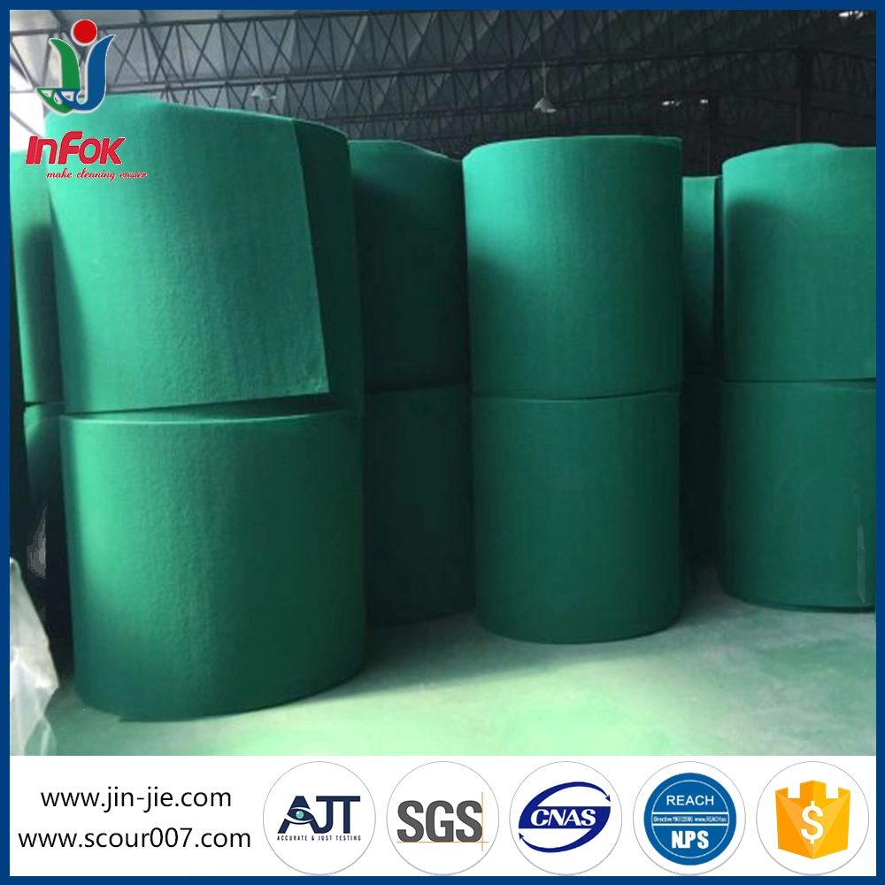 Wholesale Good Quality Scouring Pad Kitchen Cleaning Pad Roll