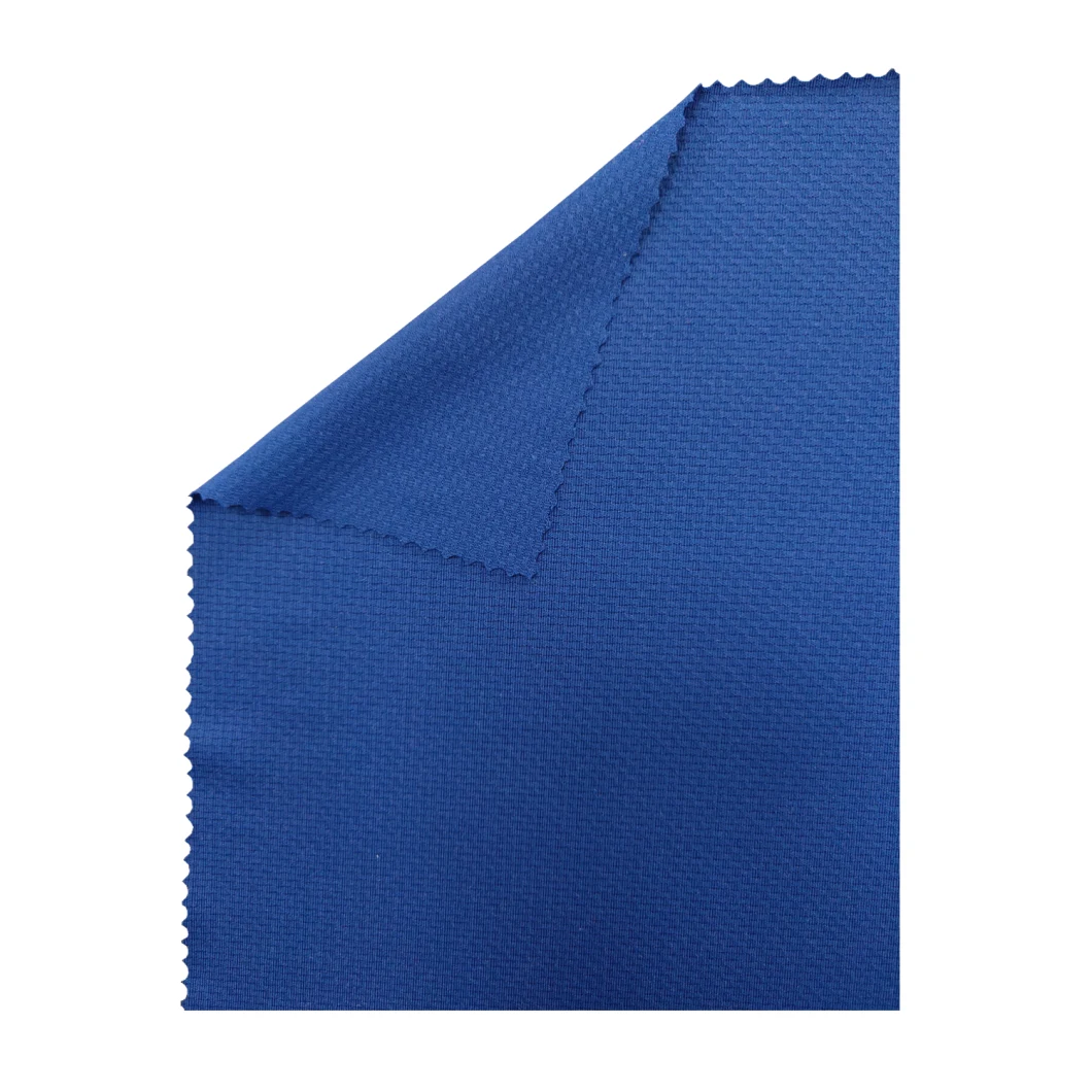 Quick Drying Jacquard Mesh 88% Polyester 12%Spandex Knitting Fabric  for Shirt/Sportwear/Coat