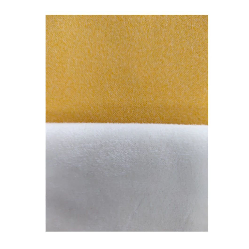 100% Polyester Thick Antistatic Melange Surface Soft Fleece Quick Drying Compound Warm Knitting Fabric