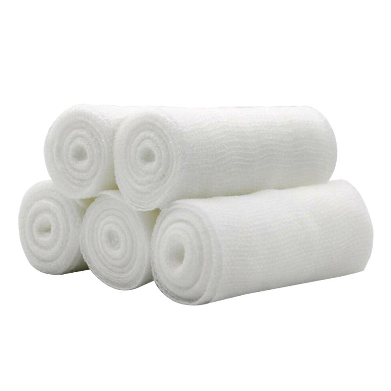 Medical Absorbent Cotton Crinkle Gauze Bandage
