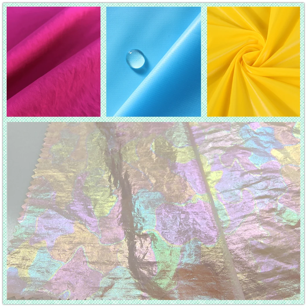 100% Nylon Fabric with PU Coating or Silicone Coating Ripstop Tent Fabric