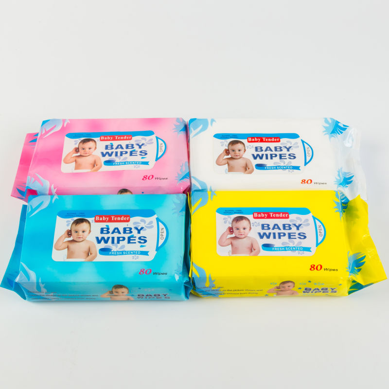 80 PCS Baby Wet Tissues Unscented OEM Private Logo