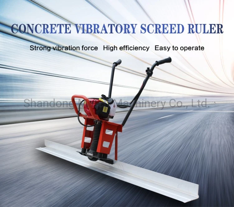 Vibrating Leveling Ruler Concrete Leveling Machine Gasoline Finishing Leveling Concrete Pavement Flat Vibrating Ruler