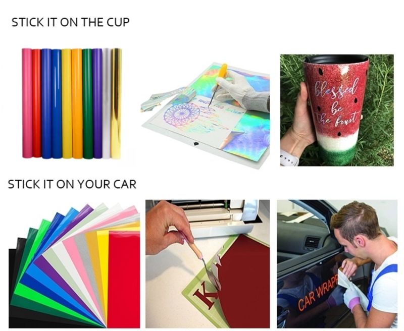 Advertising PVC Self Adhesive Color Vinyl Matt Adhesive Cutting Vinyl