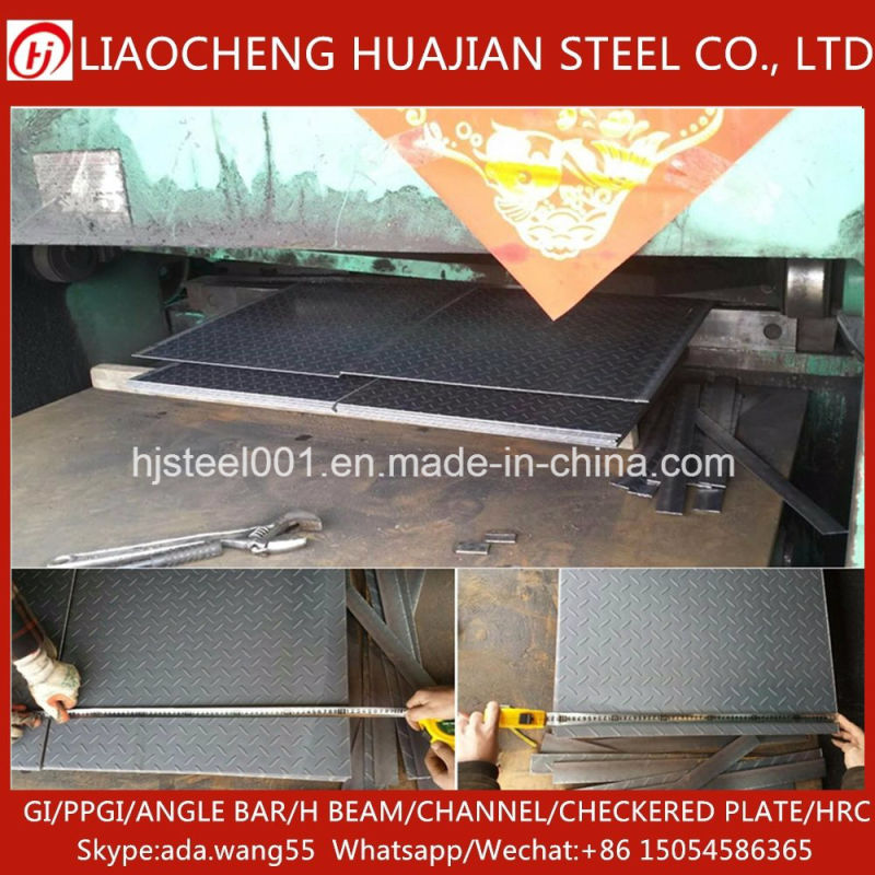 Ss 400 Q235 Mild Steel Checker Plate for Floor Plate