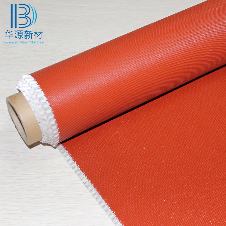 Silicone Rubber Coated Fiberglass Cloth/Fabric, Silica Rubber Fabric/Sheet