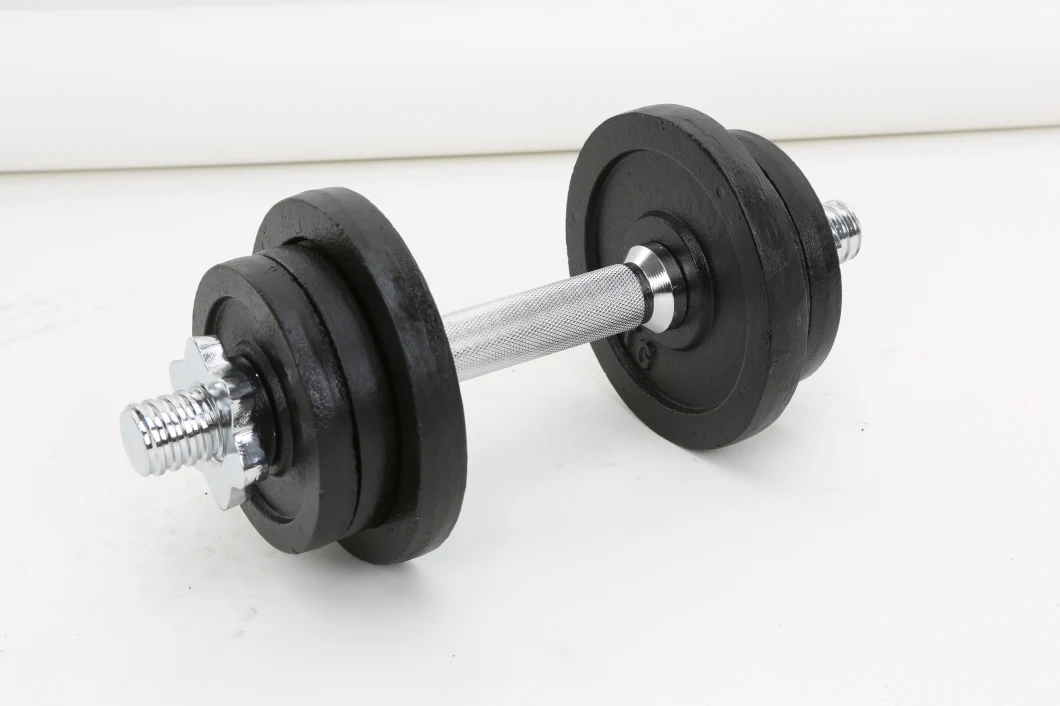 10kg Black Painted Dumbbell Sets