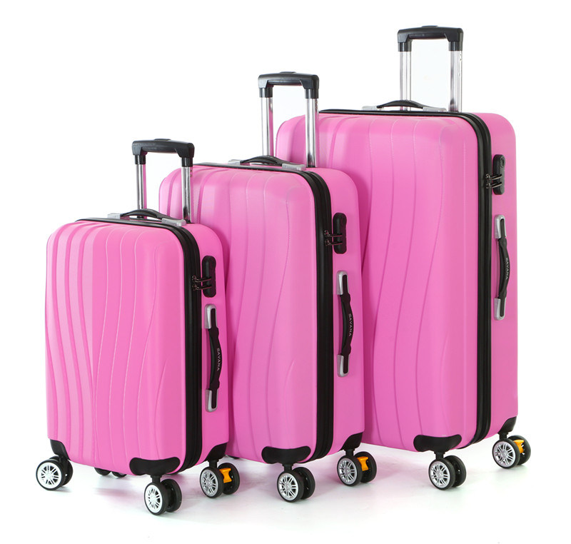 Newly ABS Luggage 3PCS Set 20 24 28inch Hardside Travelling Suitcase Bag (XHA117)